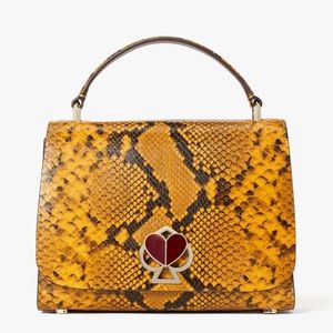 NWT Kate Spade snakeskin Nicola purse
